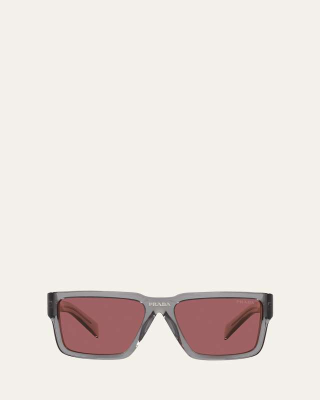Logo Square Acetate Sunglasses